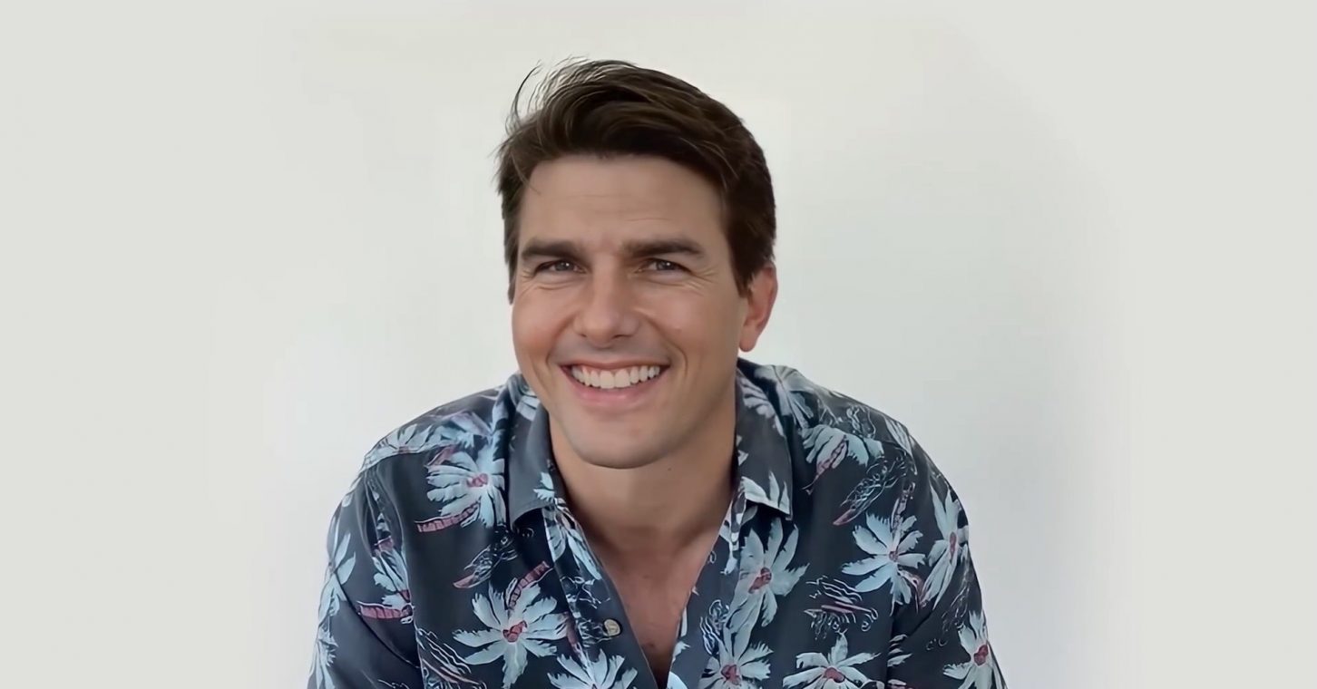 Tvář Toma Cruise v deepfake videu z TikToku