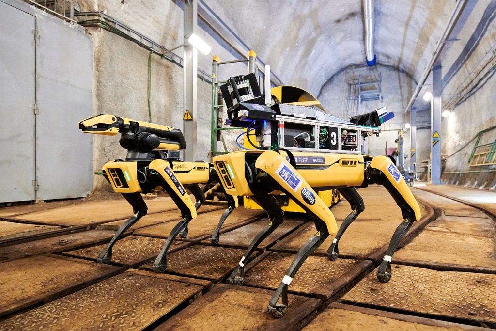 Two new Boston Dynamics SPOT robodogs were deployed to explore Prague's underground.